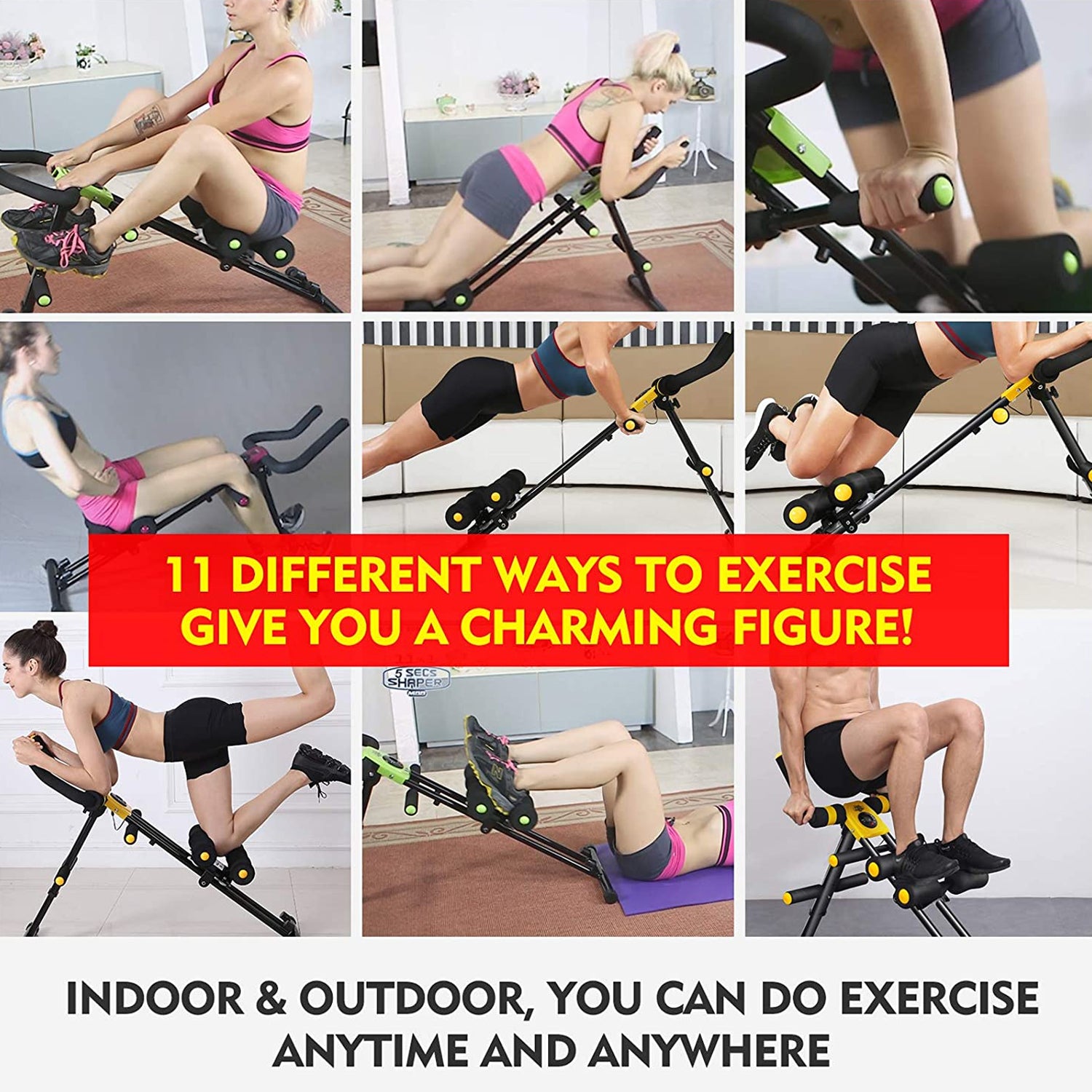 MBB Abdominal Home Gym Exercise Chair & Wonder Master Abdominal Workout Chair - VMInnovations