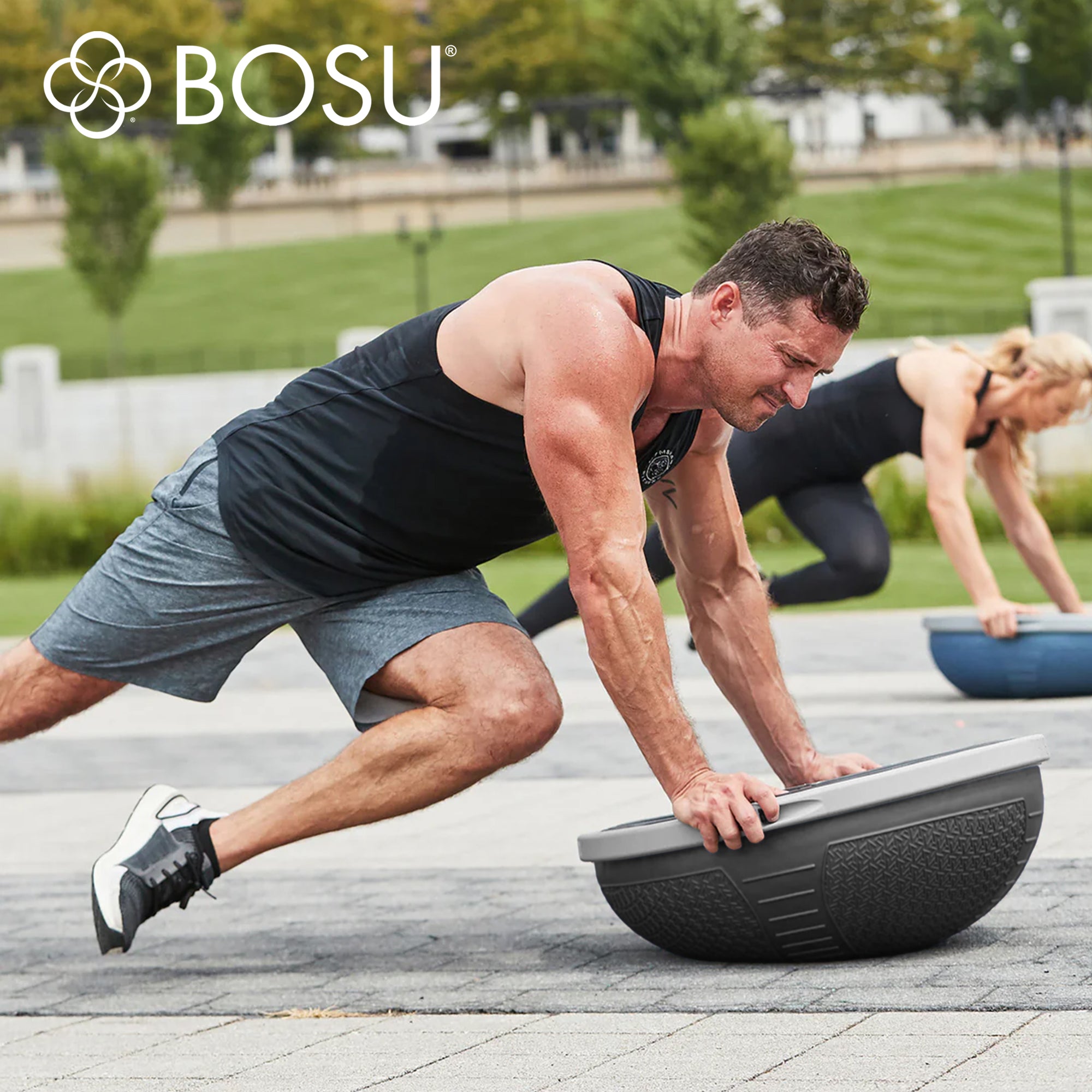 Bosu NEXGEN Balance Strength Trainer, Home Gym Workout Equipment, 26"(Open Box) - VMInnovations