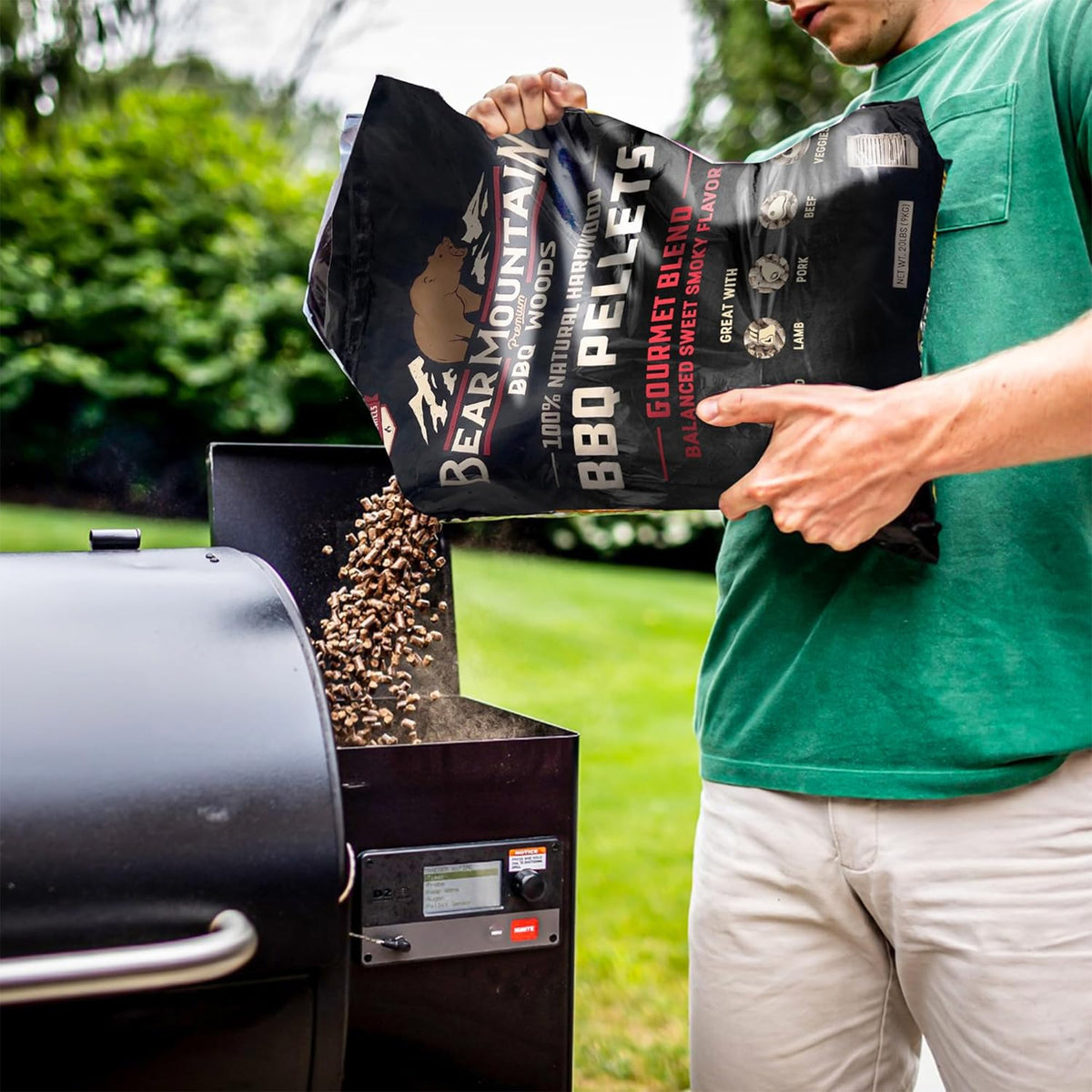 Bear Mountain BBQ All-Natural Hardwood Gourmet Blend Pellets, 20 lbs (Open Box)