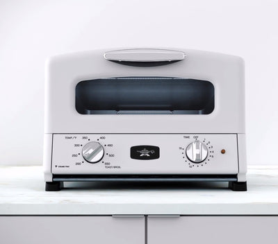 Sengoku SET-G16A(W) HeatMate Graphite Toaster Oven, 120V, Eggshell White (Used)