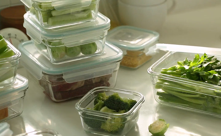 Glasslock 18-Piece Oven and Microwave-Safe Glass Food Storage and Bakeware Set - VMInnovations