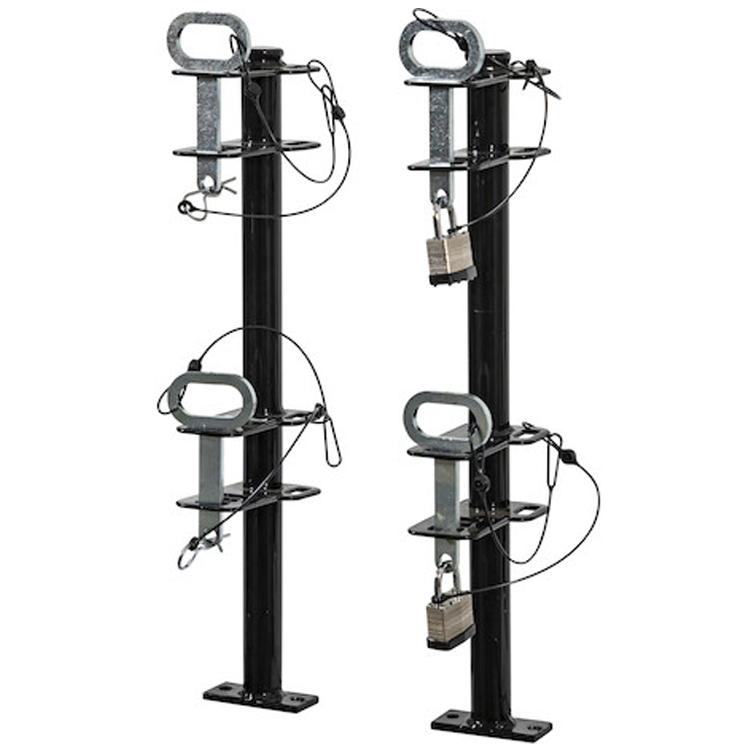 Buyers LT18 Steel Lockable Landscaping Trailer Weed Eater Trimmer Rack w/ Locks