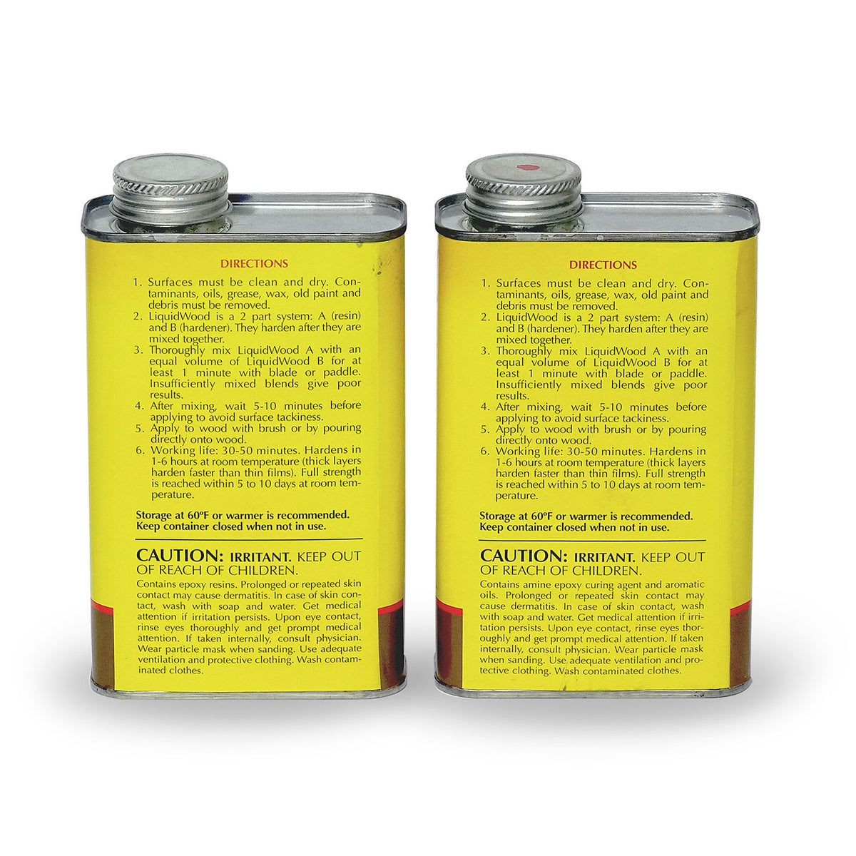 Abatron LiquidWood Epoxy Wood Hardener Compound A and B, 2 Pint Kit (Open Box)