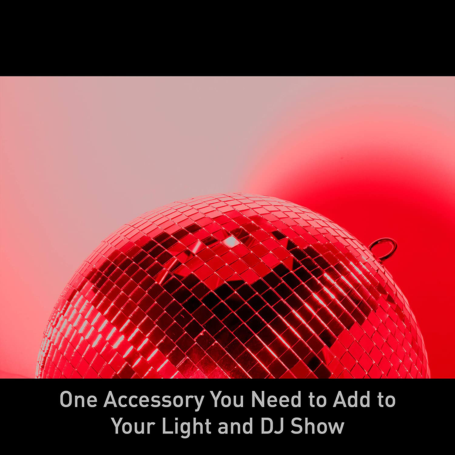 American DJ Lightweight Real Glass 16" Wall Hanging Disco Mirror Ball (Open Box) - VMInnovations