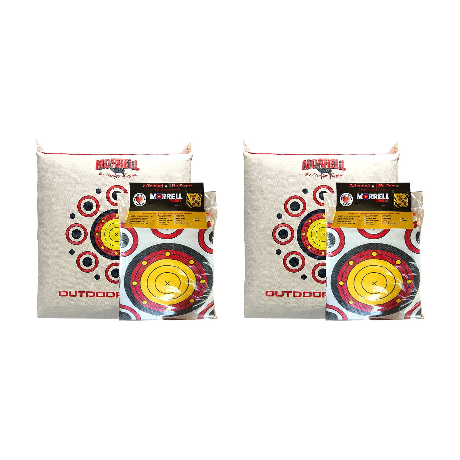 Morrell Weatherproof Range Archery Target Replacement Field Point Cover (2 Pack) - VMInnovations
