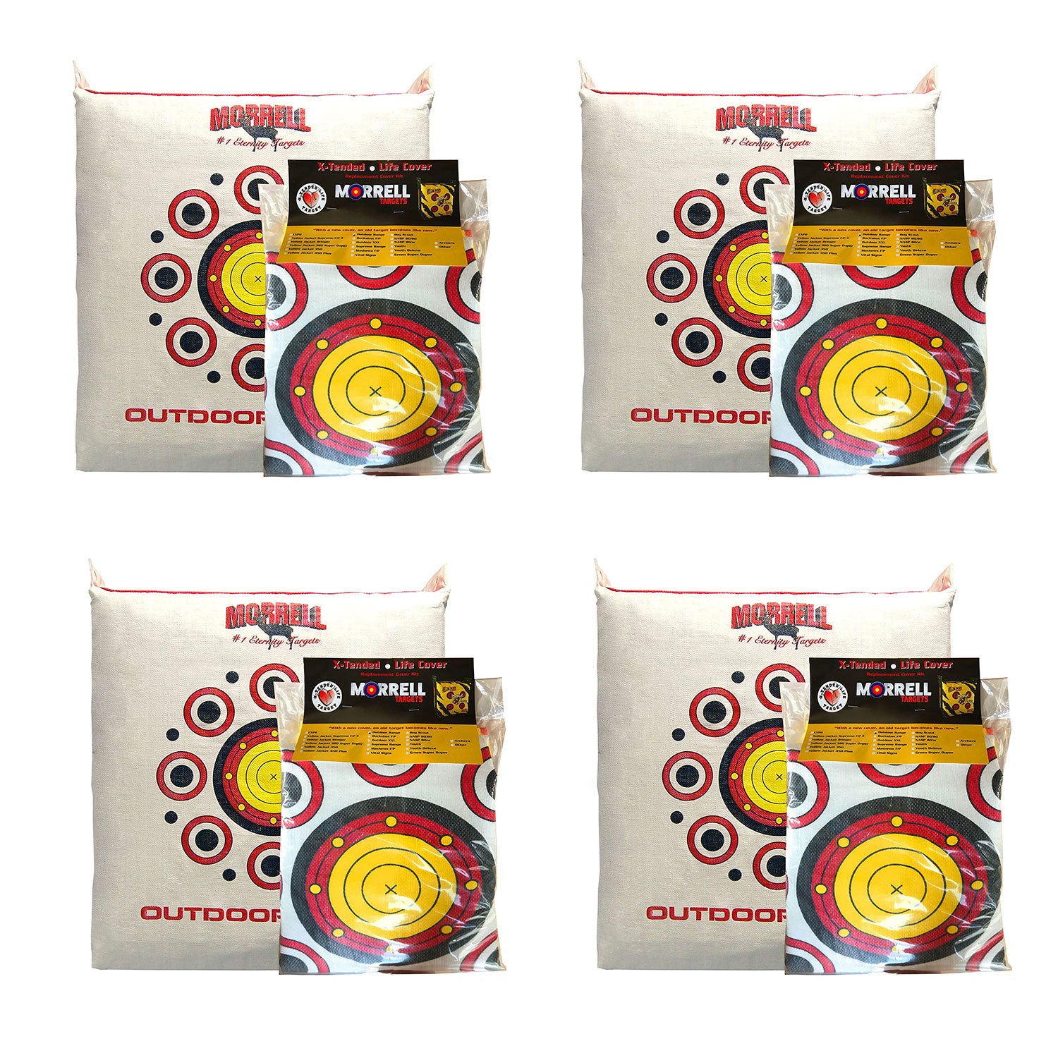 Morrell Weatherproof Range Archery Target Replacement Field Point Cover (4 Pack) - VMInnovations
