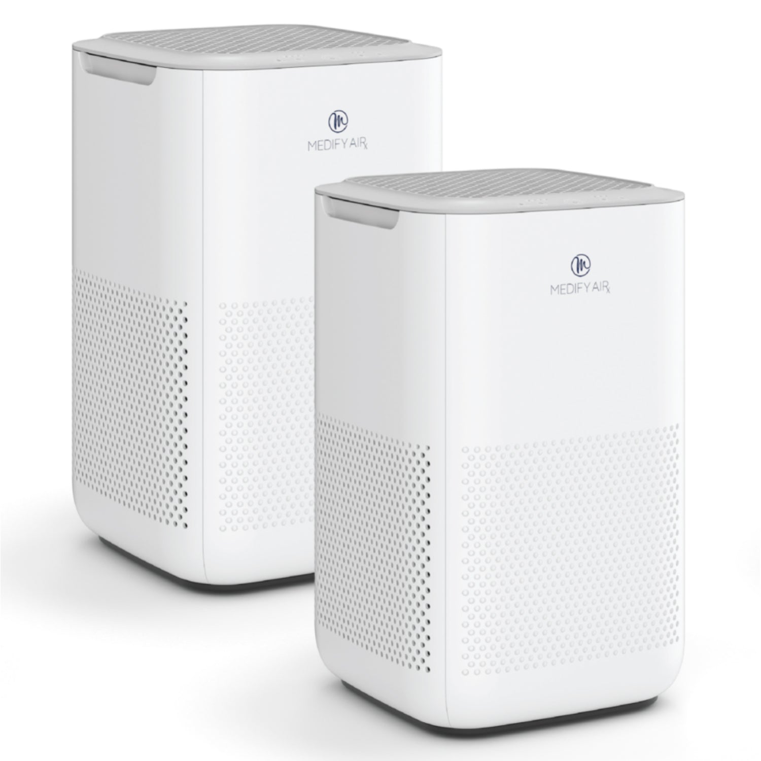 Medify Air MA-15 330 Sq Ft Compact Air Purifier w/ HEPA Filter, White (2 Pack) - VMInnovations