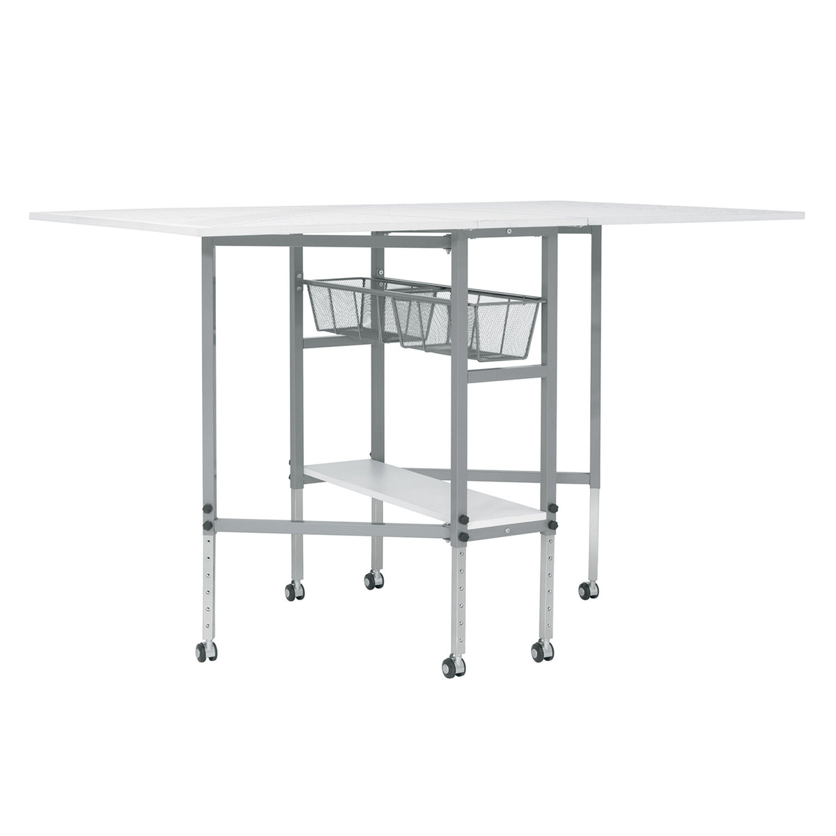 Studio Designs Sew Ready Hobby & Cutting Craft Desk Table, White (Damaged)