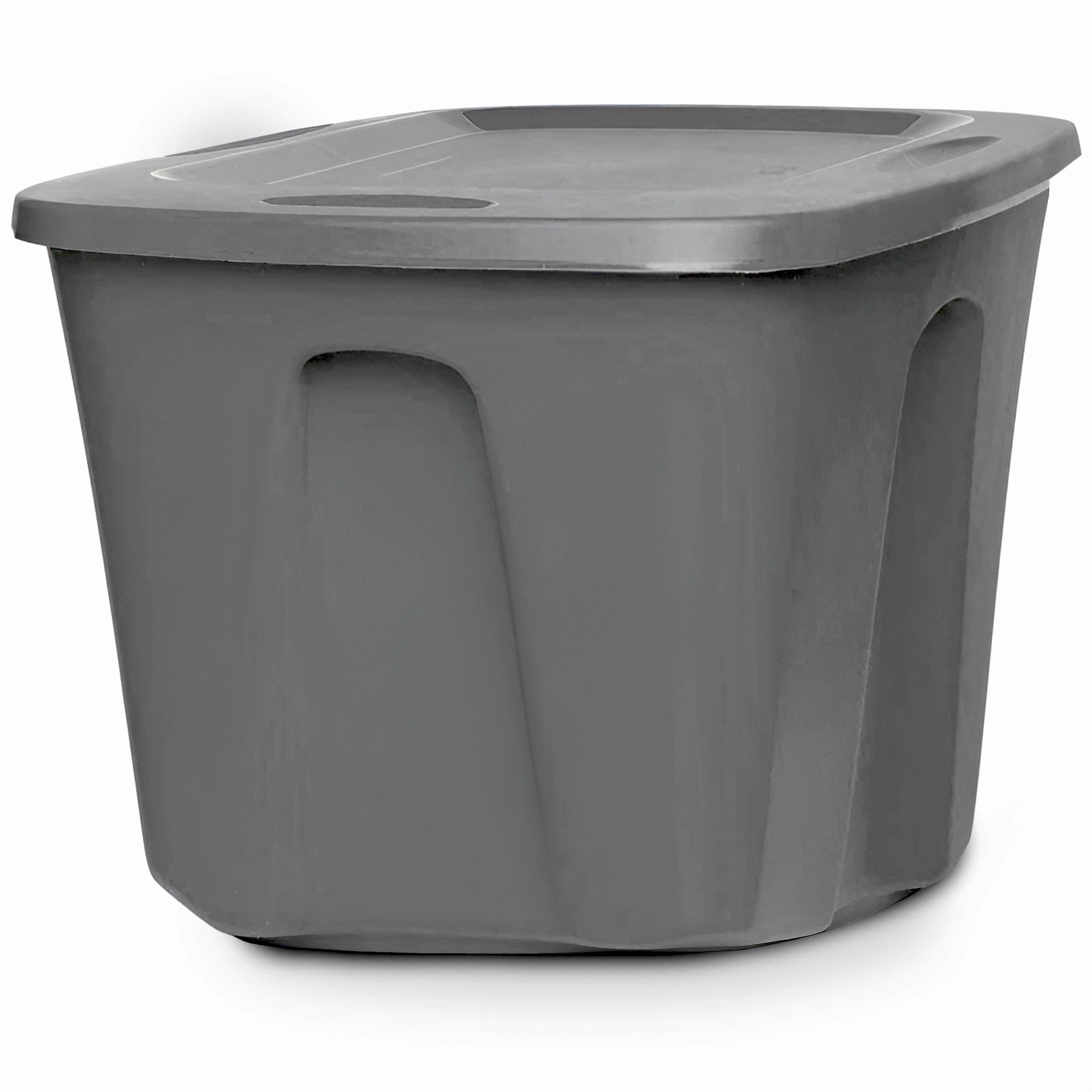 Homz 18-Gallon Stackable Plastic Storage Tote Box Container with Snap-On Lid (Used)