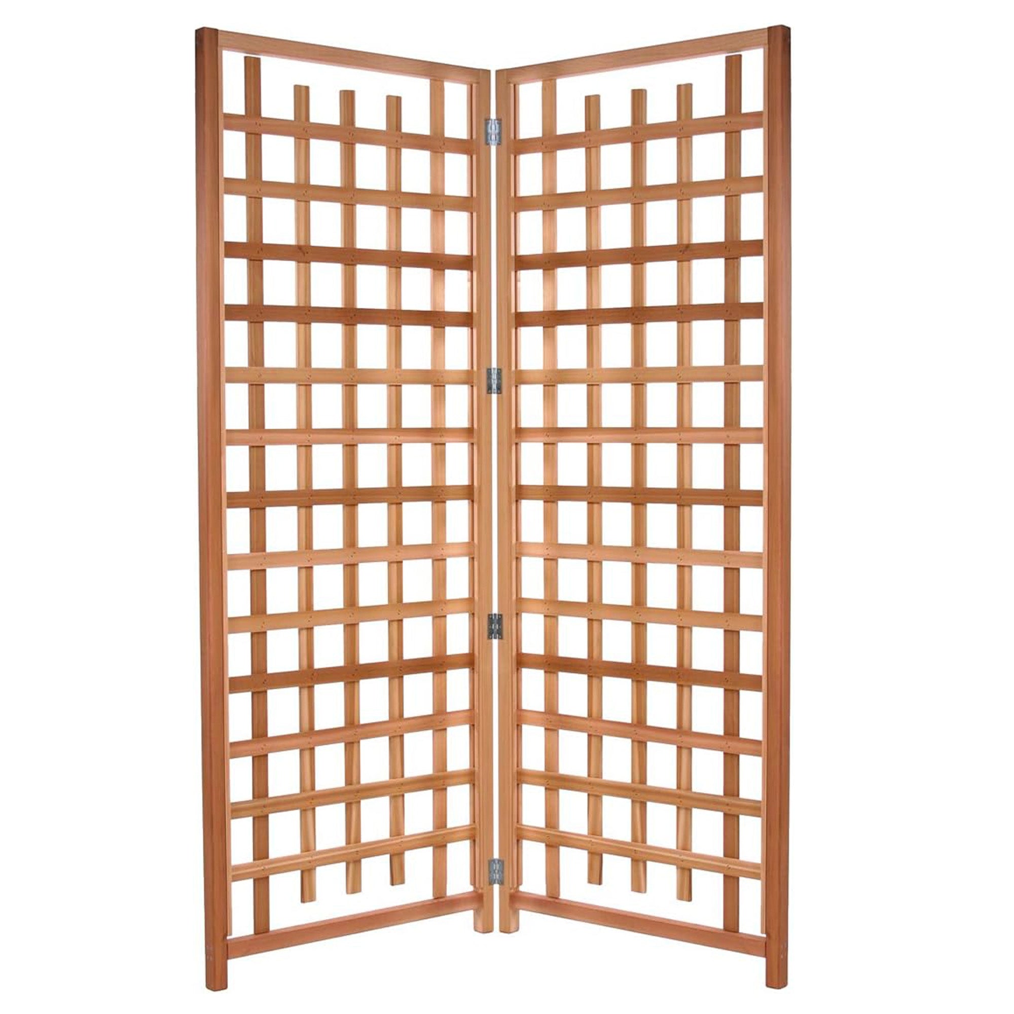 All Things Cedar 2-Piece Outdoor Single Trellis for Climbing Plants (Open Box) - VMInnovations