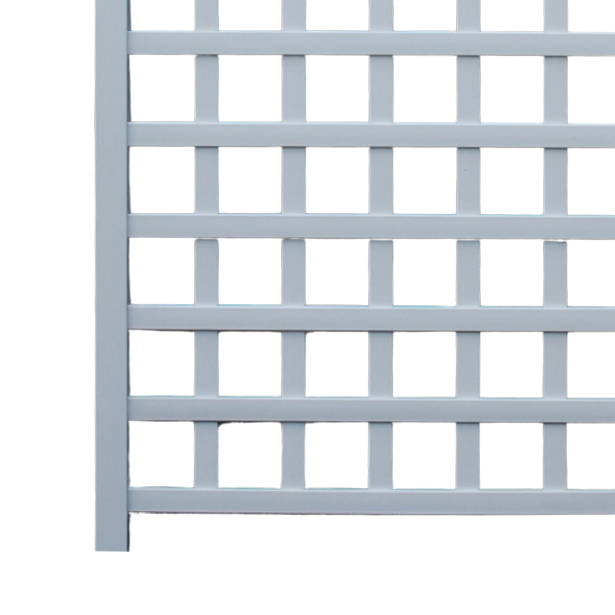 Dura-Trel 35 x 66 Inch Vinyl Outdoor Garden Patio Trellis, White(Open Box)
