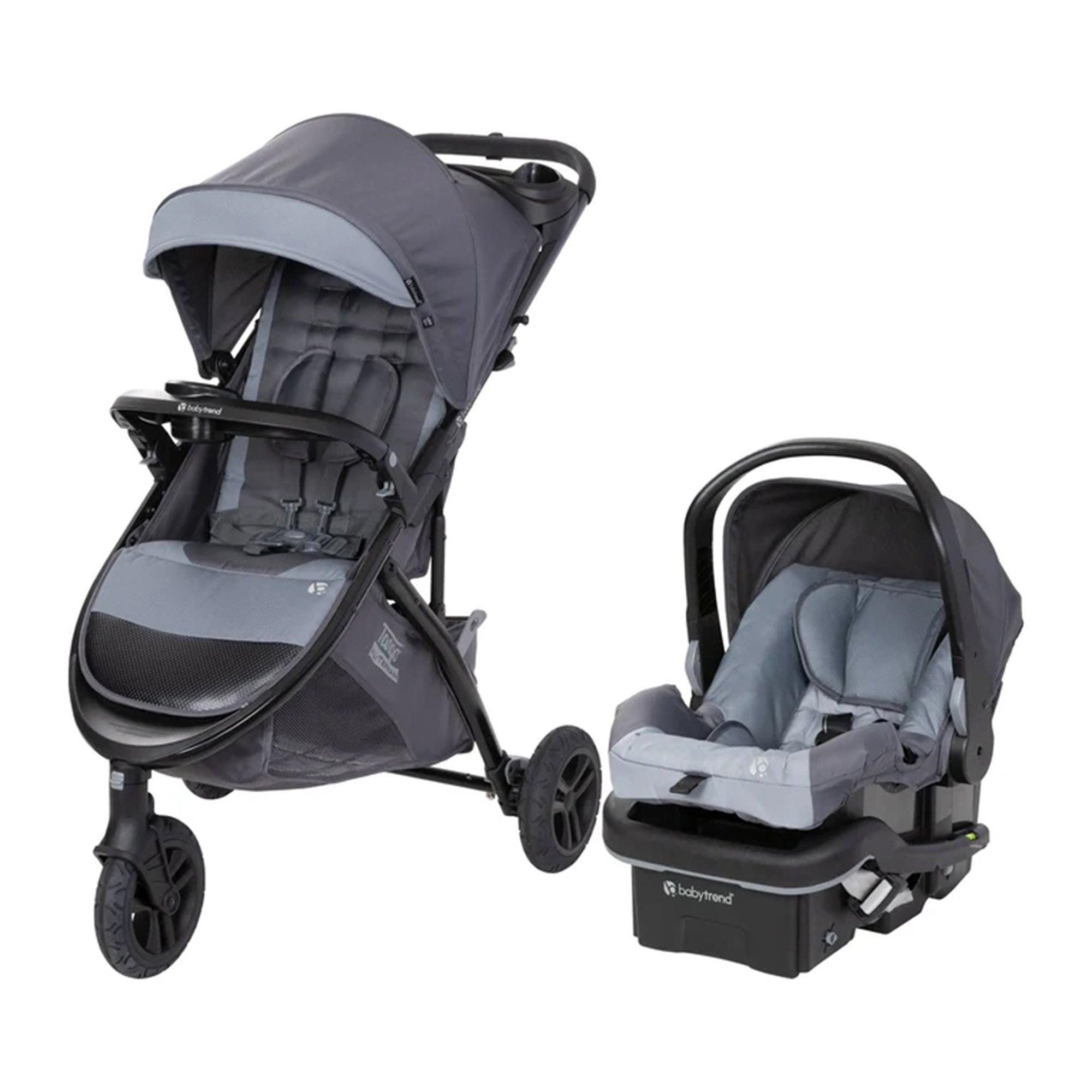 Baby Trend Tango 3 Wheel Stroller Travel System w/ EZ-Lift Plus Infant Car Seat