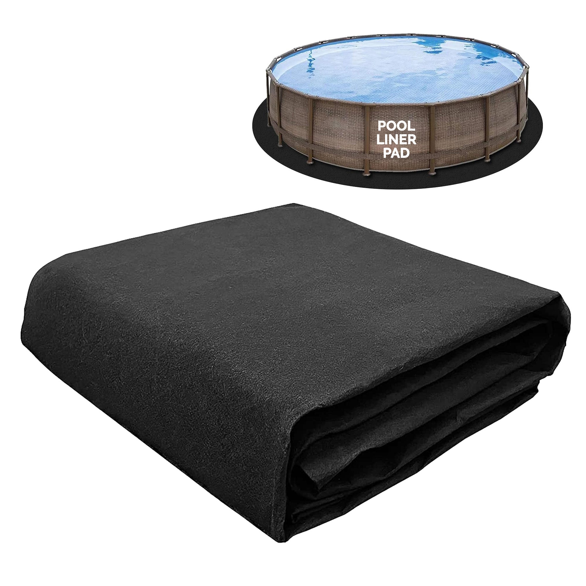 Swimline Hydrotools Above Ground Round Liner Pad, Pool Protector Mat, (Open Box)