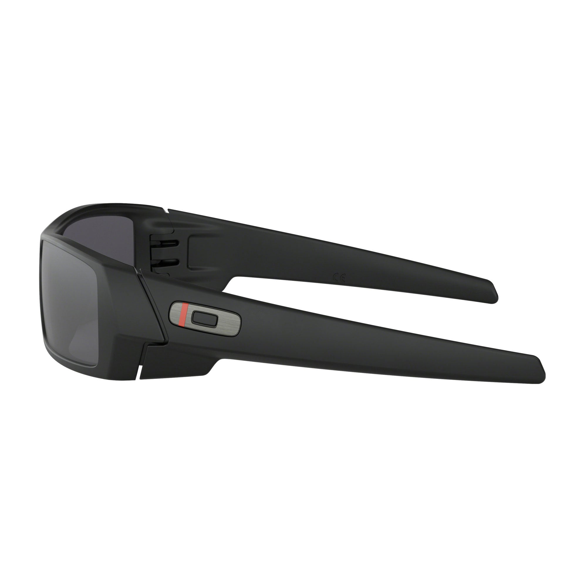 Oakley Standard Gascan Thin Red Line Sunglasses, Matte Black/Iridium (Used)