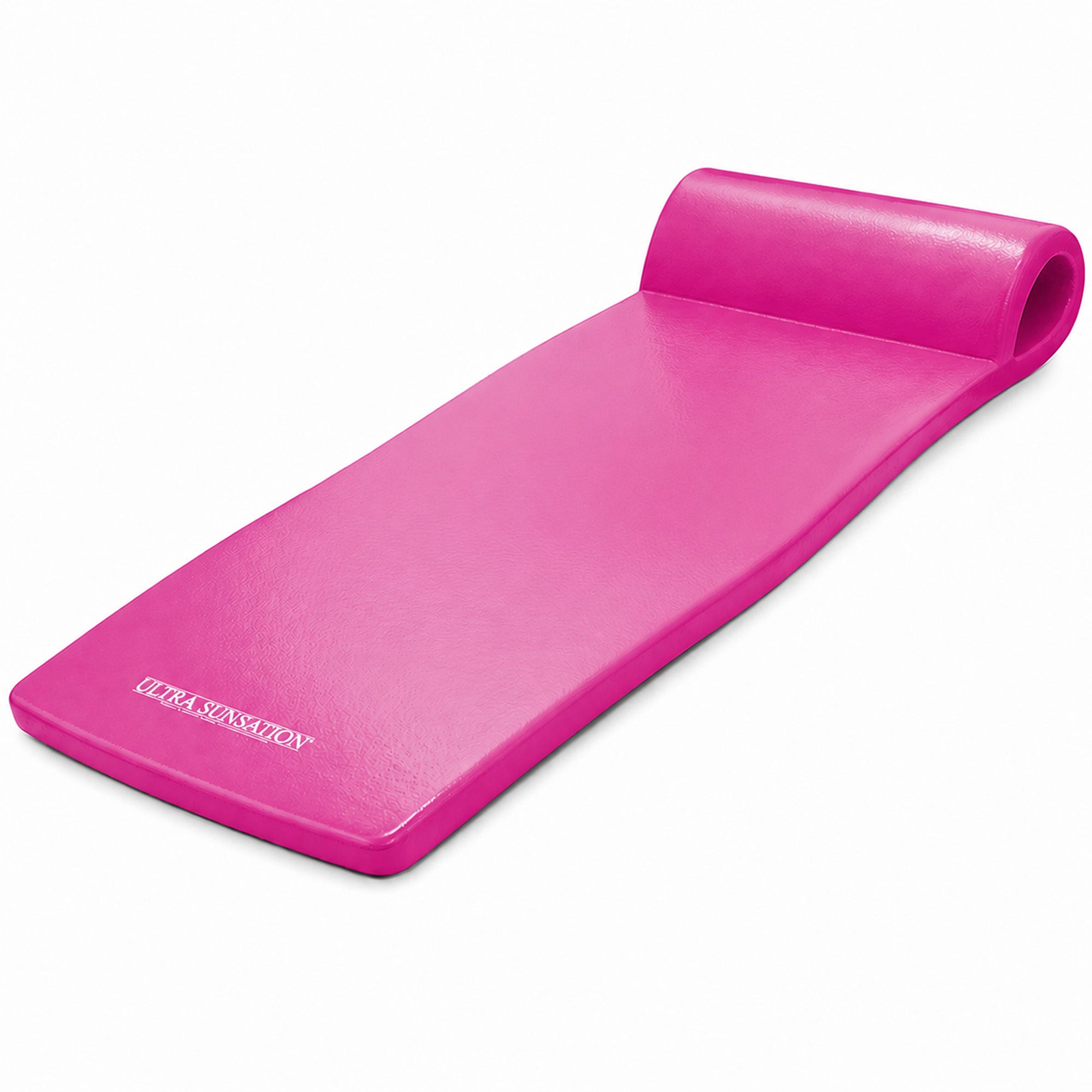 TRC Recreation Ultra Sunsation 2.5 Inch Thick Foam Pool Float Lounge Mat, Pink