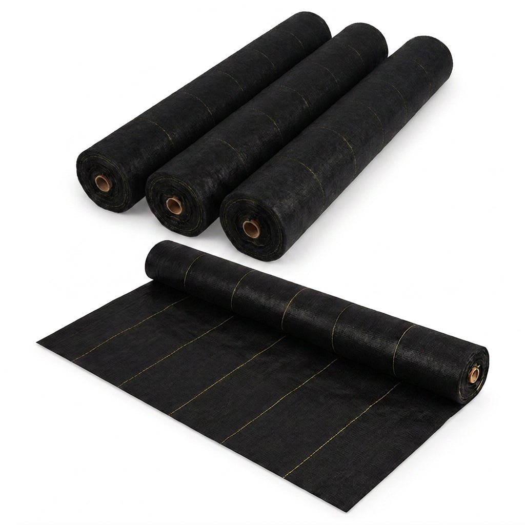 DeWitt P6 Pro 5 Commercial Landscape 5-Oz Weed Barrier Fabric, 6 x 250' (4 Pack)
