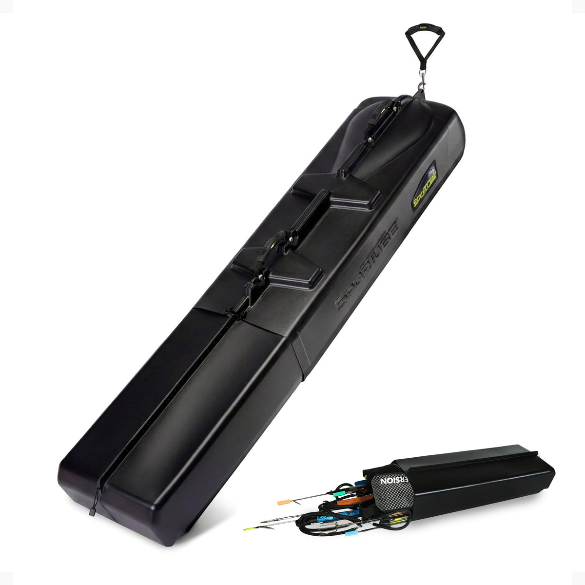 3 Lightweight Protective Outdoor Sports Gear Travel Case, Black (Used)