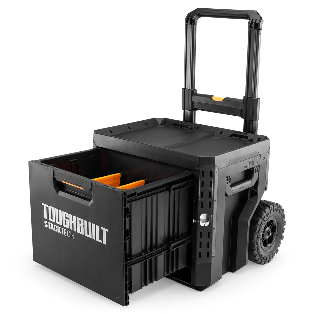 ToughBuilt StackTechRolling Locking Box, Tool Storage & Gear Organizer(Open Box)