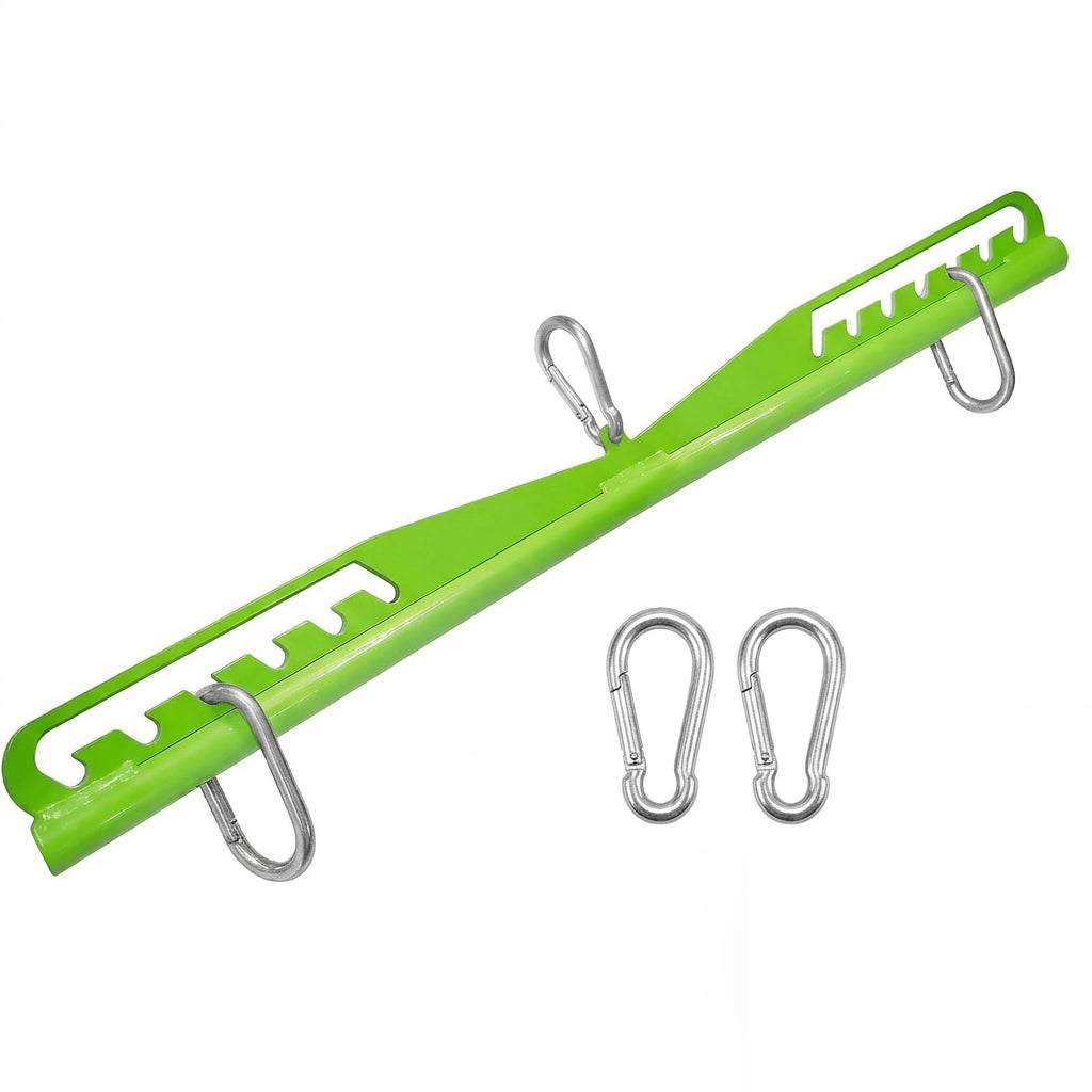 Yes4All Neutral Grip LAT Pull Down Bar Cable Machine Attachment, 7 Levels, Green - VMInnovations