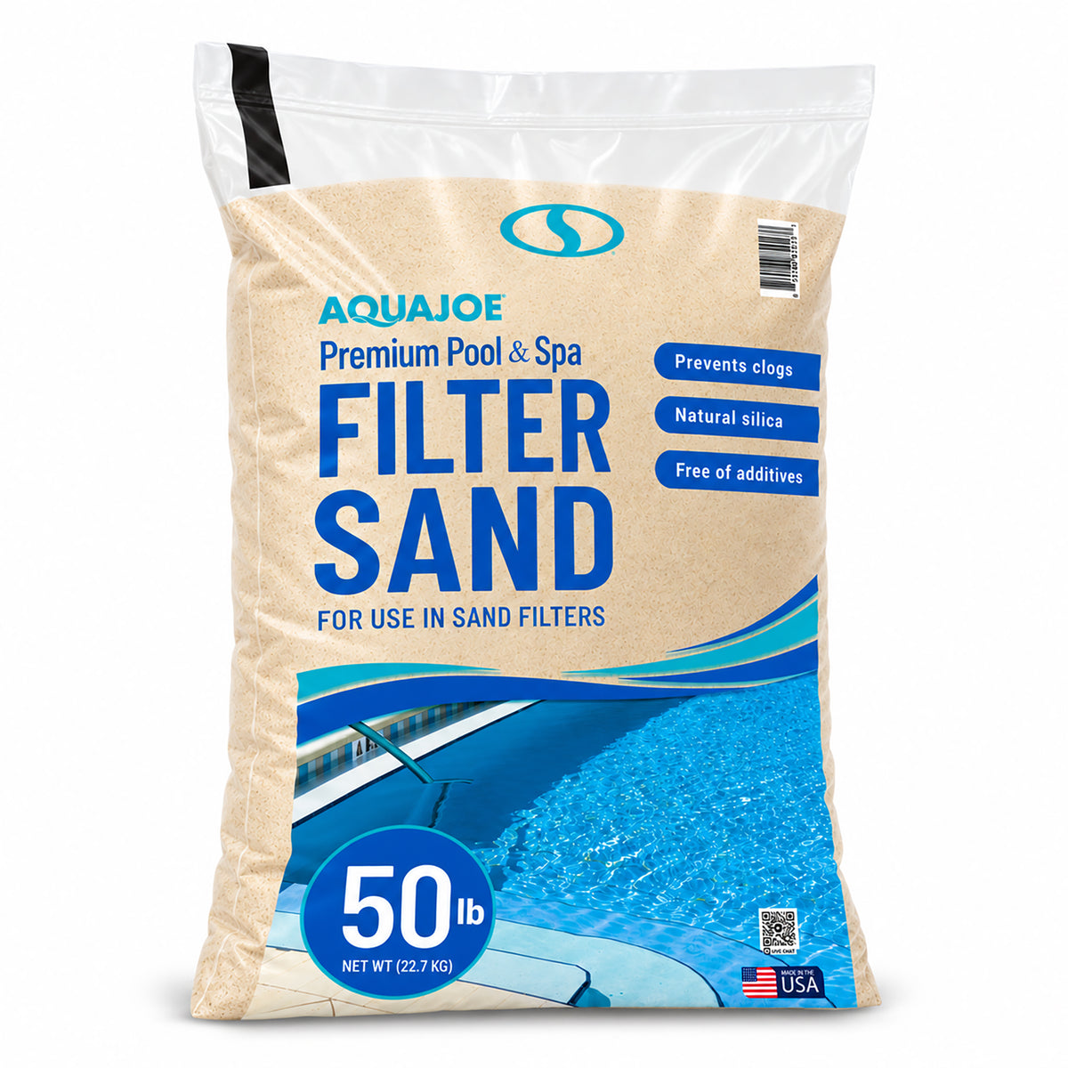 Aqua Joe Premium Pool & Spa Filter Sand for Swimming Pools, 50 lb, (Used) - VMInnovations