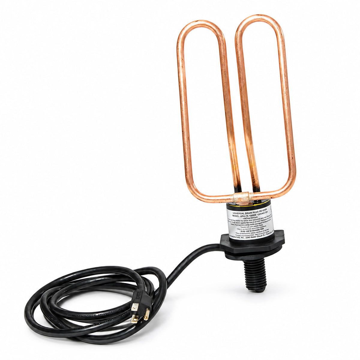Farm Innovators UPH-15 Universal Water Tank 1500W Drain Plug De-Icer (Open Box) - VMInnovations