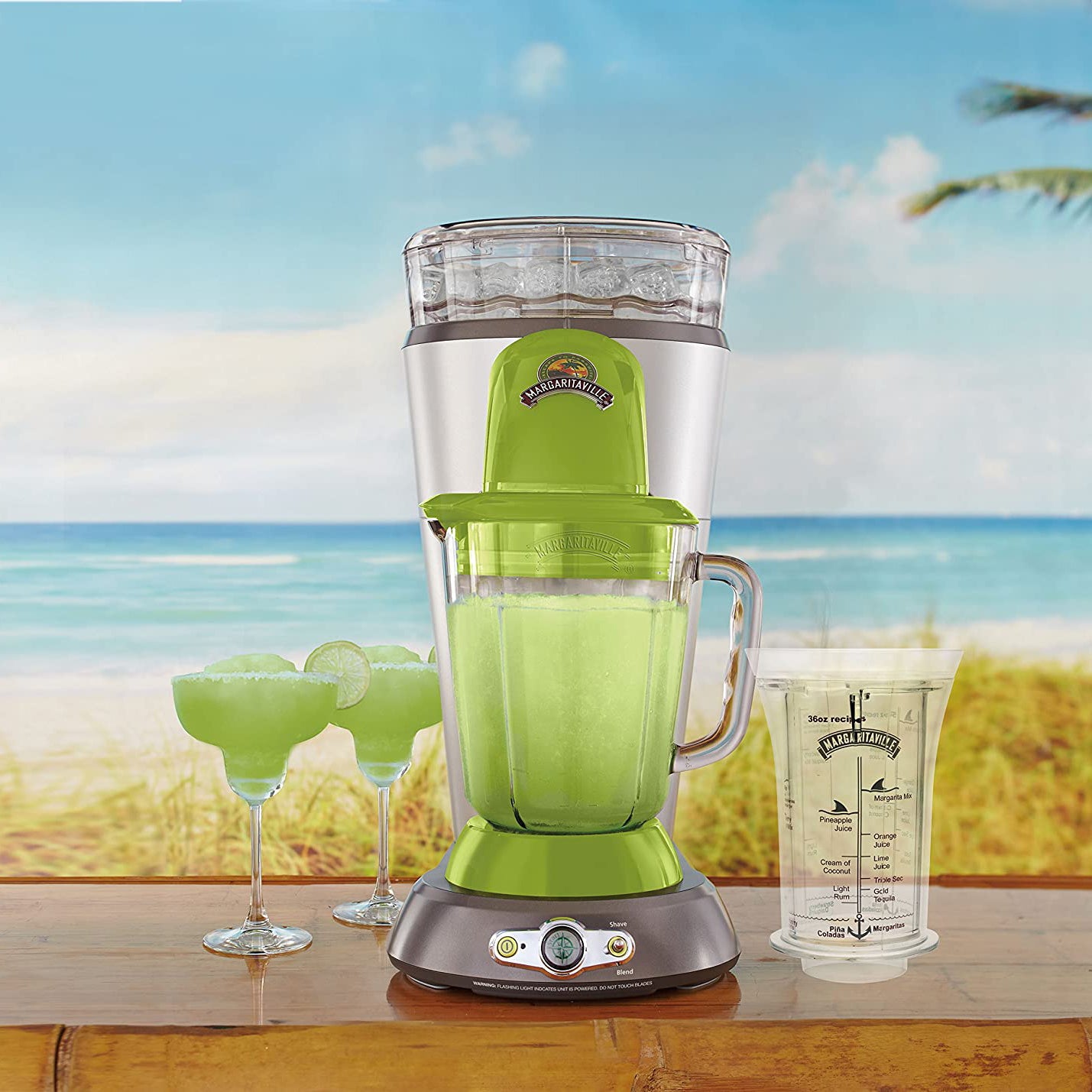 Margaritaville Bahamas Home Frozen Margarita Machine with Foam Padded Travel Bag - VMInnovations