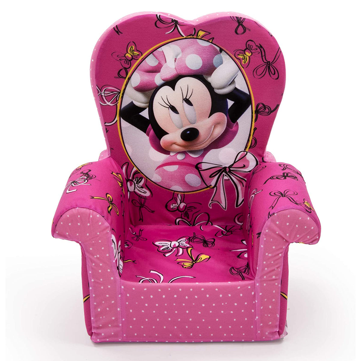 Marshmallow Furniture Comfy Foam Toddler Chair Kids Furniture, Cute Minnie Mouse