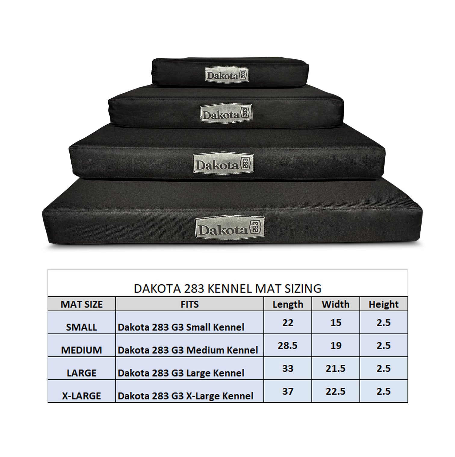 Dakota Washable Portable Padded Kennel Mat Crate Bed for Dogs/Pets, XL(Open Box)
