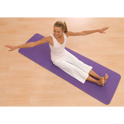 AIREX Yoga/Pilates 190 Closed Cell Foam Fitness Mat for Home and Gym Use, Purple