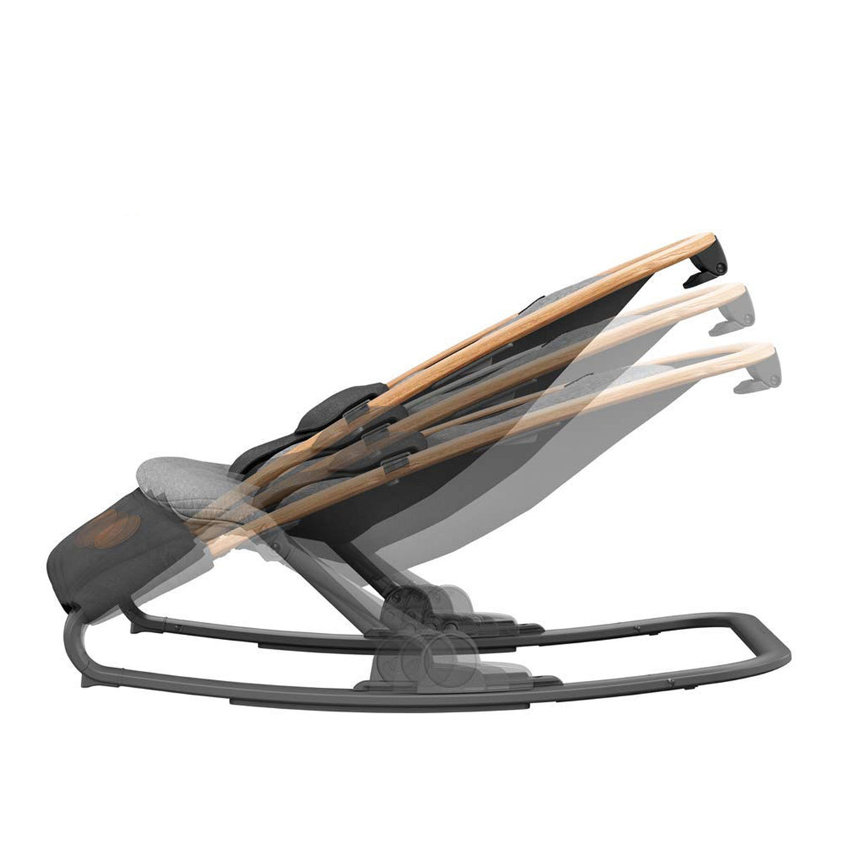 Maxi-Cosi 2 In 1 Kori Adjustable Lightweight Baby Rocker, Essential Graphite - VMInnovations