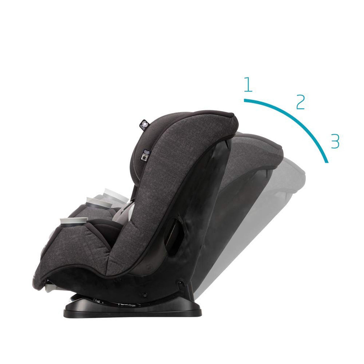 Maxi-Cosi Pria Max 3 In 1 Convertible Child Car Seat & Adjustable Harness, Black - VMInnovations