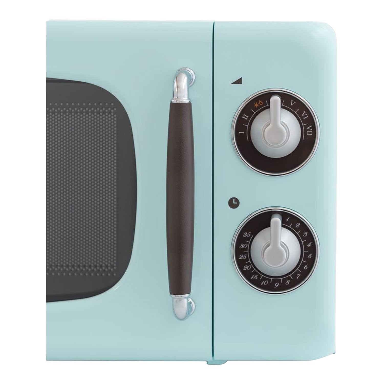 Magic Chef MCD770CM 700 Watt Retro Microwave, Mint Green (For Parts)