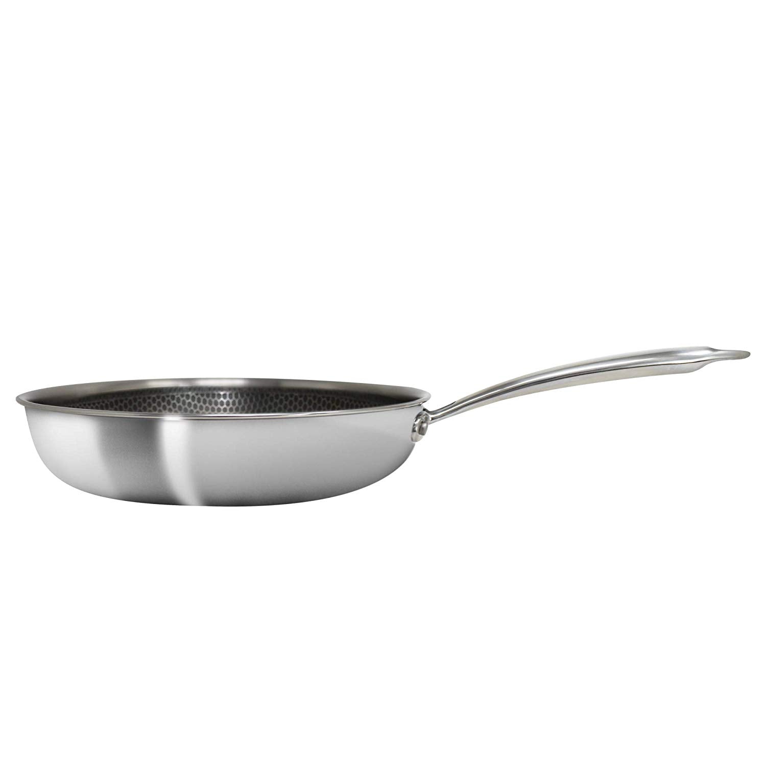 Mealthy 10-Inch Stainless Steel Professional-Grade Honeycomb Frying Pan (Used)
