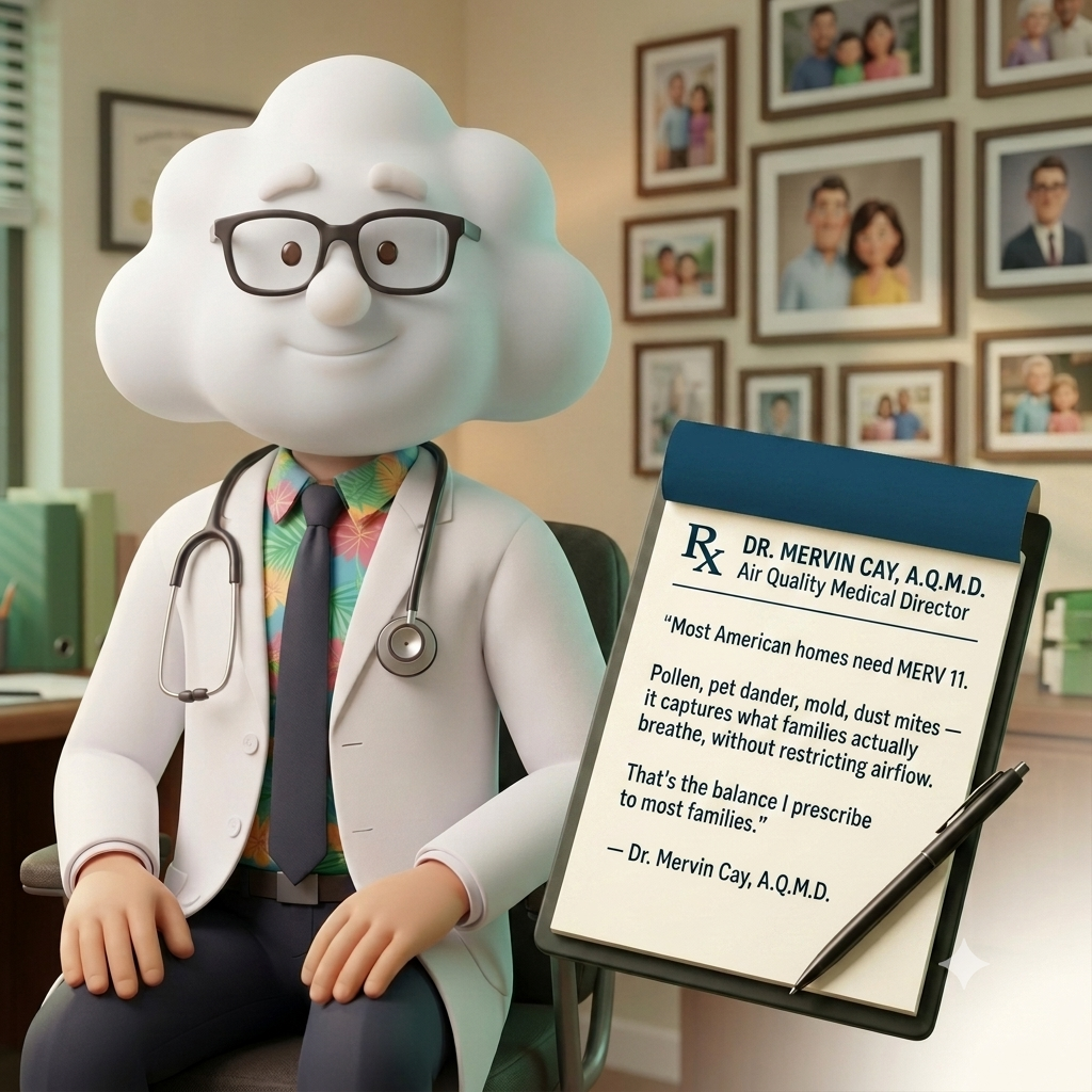Cabana Air Filters 6 Pack HVAC Furnace Air Filters, MERV 11, 14 x 30 x 1, White - VMInnovations