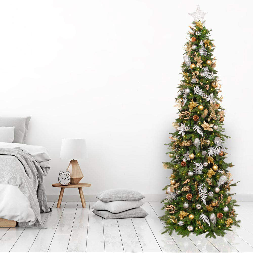 Easy Treezy 7.5-Foot Prelit Douglas Fir Artificial Christmas Tree (Open Box)