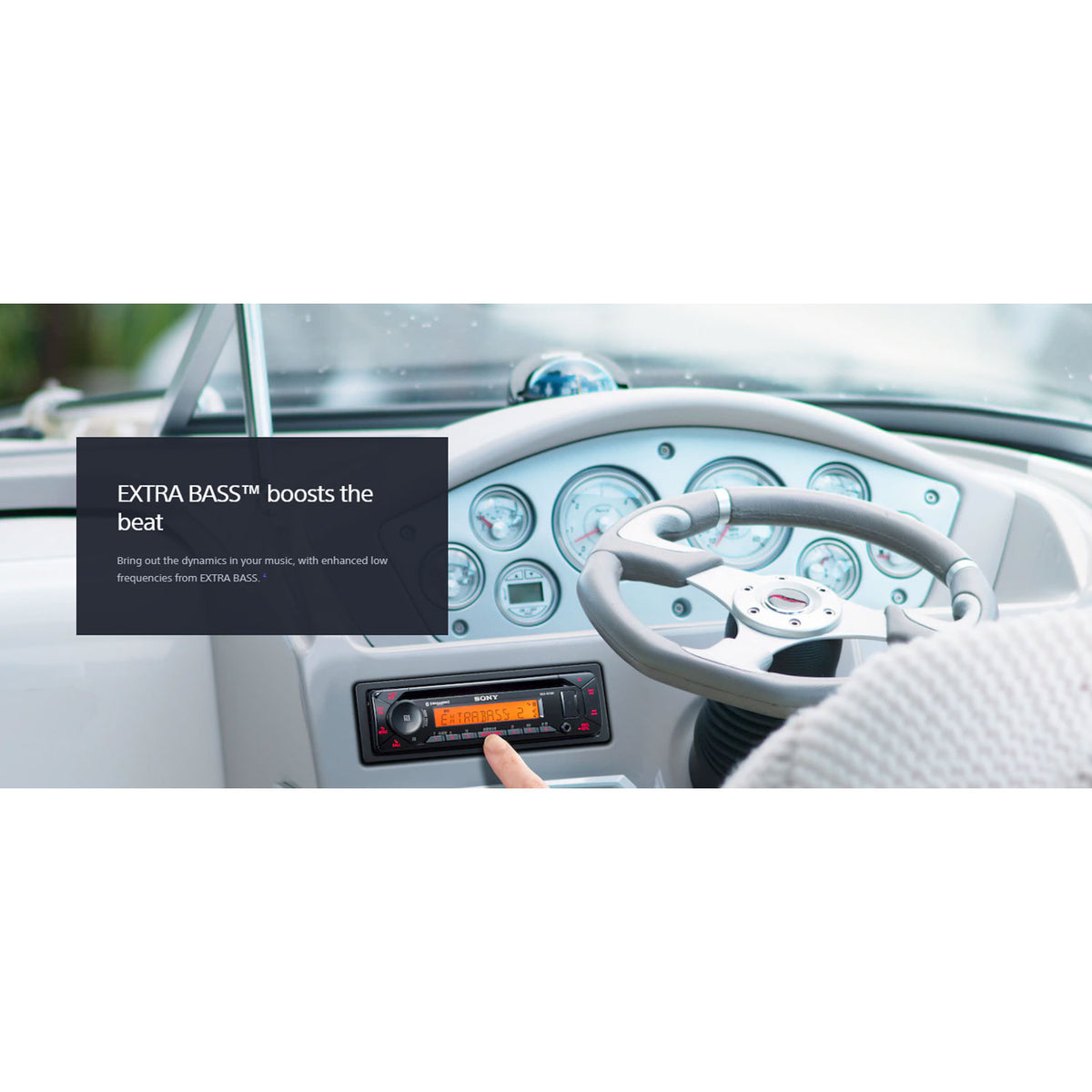 Sony MEXM72BT Single DIN Marine ATV CD Player Stereo Receiver w/Bluetooth (Used)