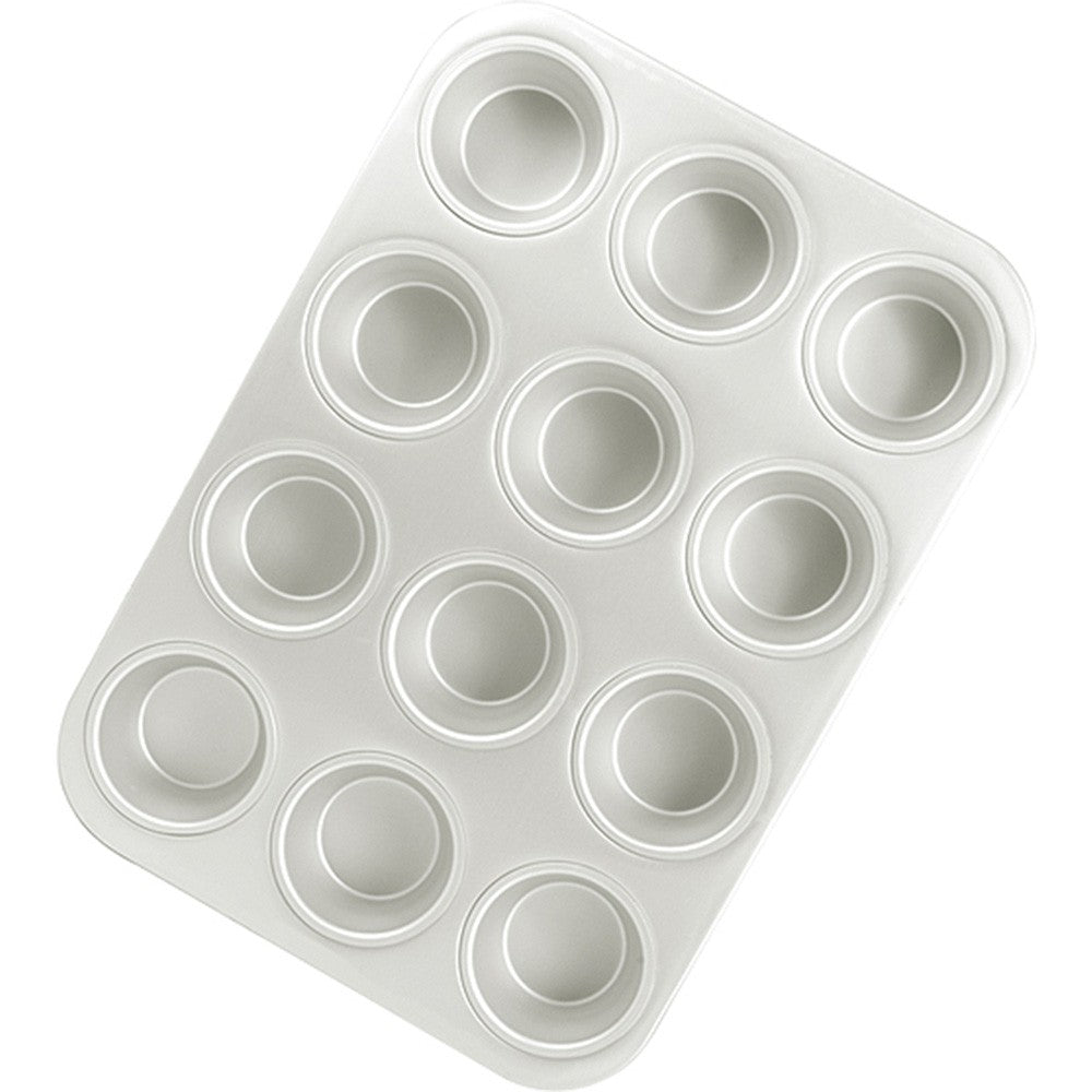 Fat Daddio's Anodized Aluminum Standard Muffin Pan with 12 Cavities (Open Box)