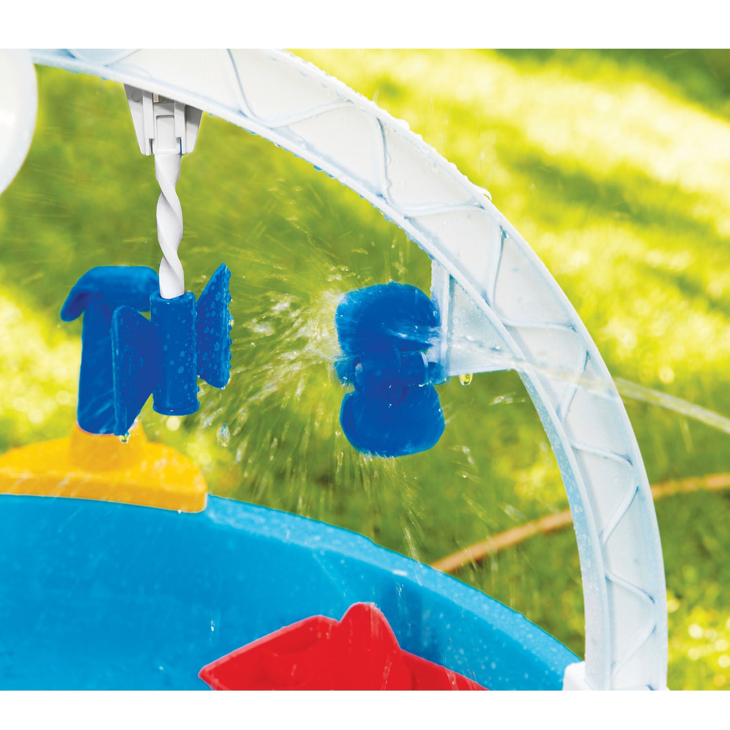Little Tikes Fun Zone Battle Splash Water Table Multiplayer Game, Blue