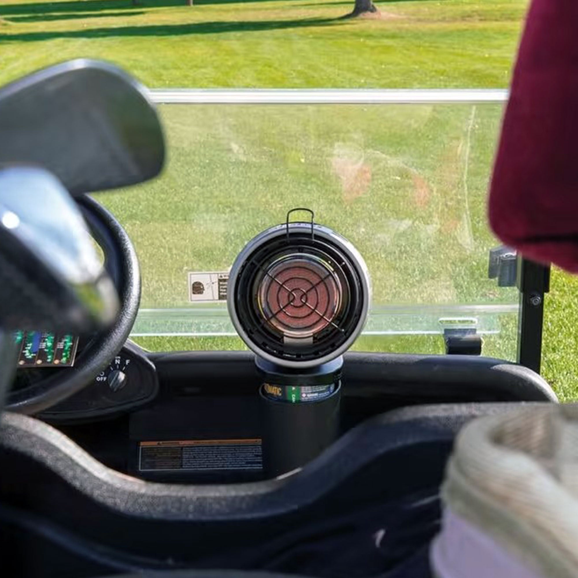Mr. Heater 4,000 BTU Propane Portable Golf Cart Cup Holder Heater (For Parts) - VMInnovations