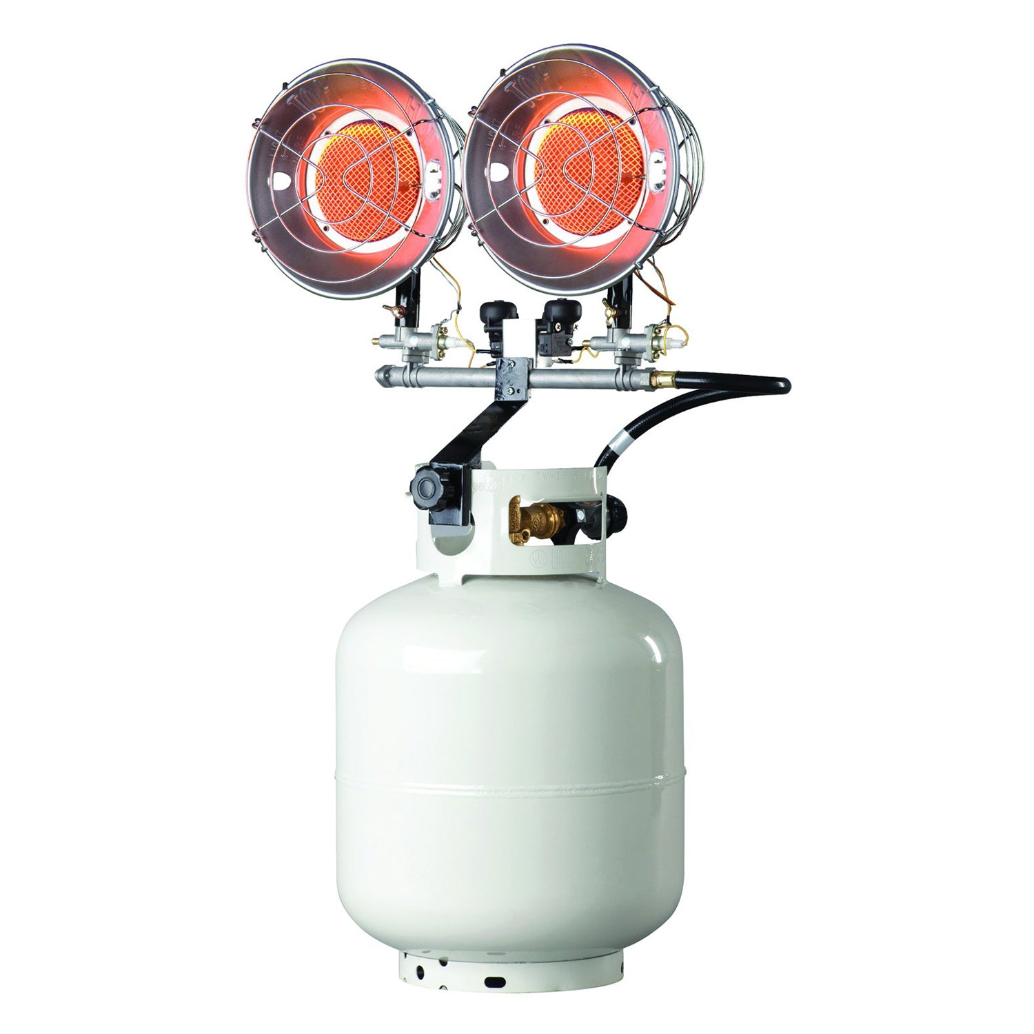 Mr. Heater 30,000 BTU Stainless Steel Propane Gas Double Tank Heater (Open Box)