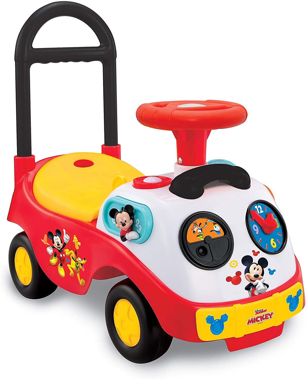 Kiddieland Toys 048116 My First Mickey Musical Toddler Ride On Push Toy Car (For Parts)