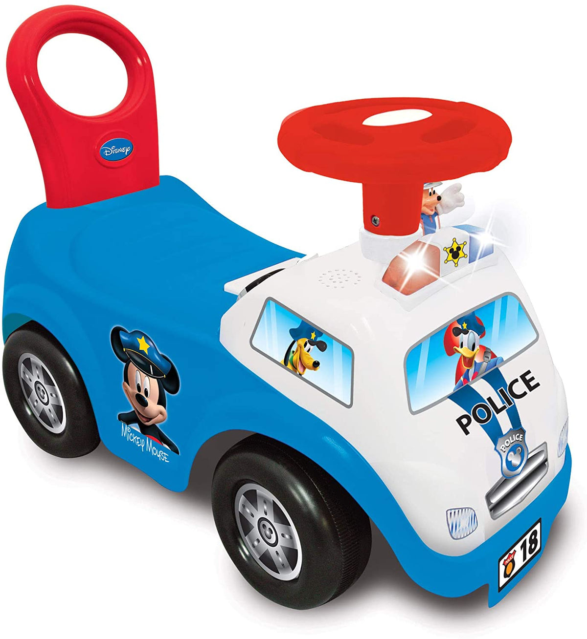 Kiddieland Disney Mickey Mouse My 1st Police Car Light n' Sound Ride-On (Used)