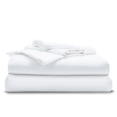 Miracle Sateen 500 Thread Count Comfortable Extra Luxe Sheet Set, Full, White