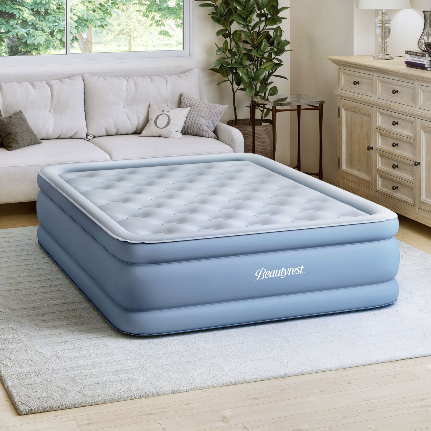 Simmons Beautyrest 15 Inch Express Bed Air Mattress and Pump, Full (Used) - VMInnovations