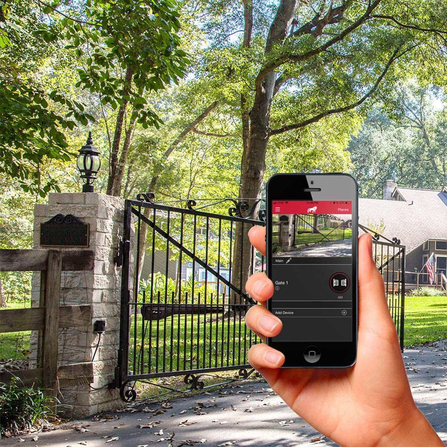 Mighty Mule Secure App Controlled Automatic Double Gate Opener 16 Ft (For Parts) - VMInnovations