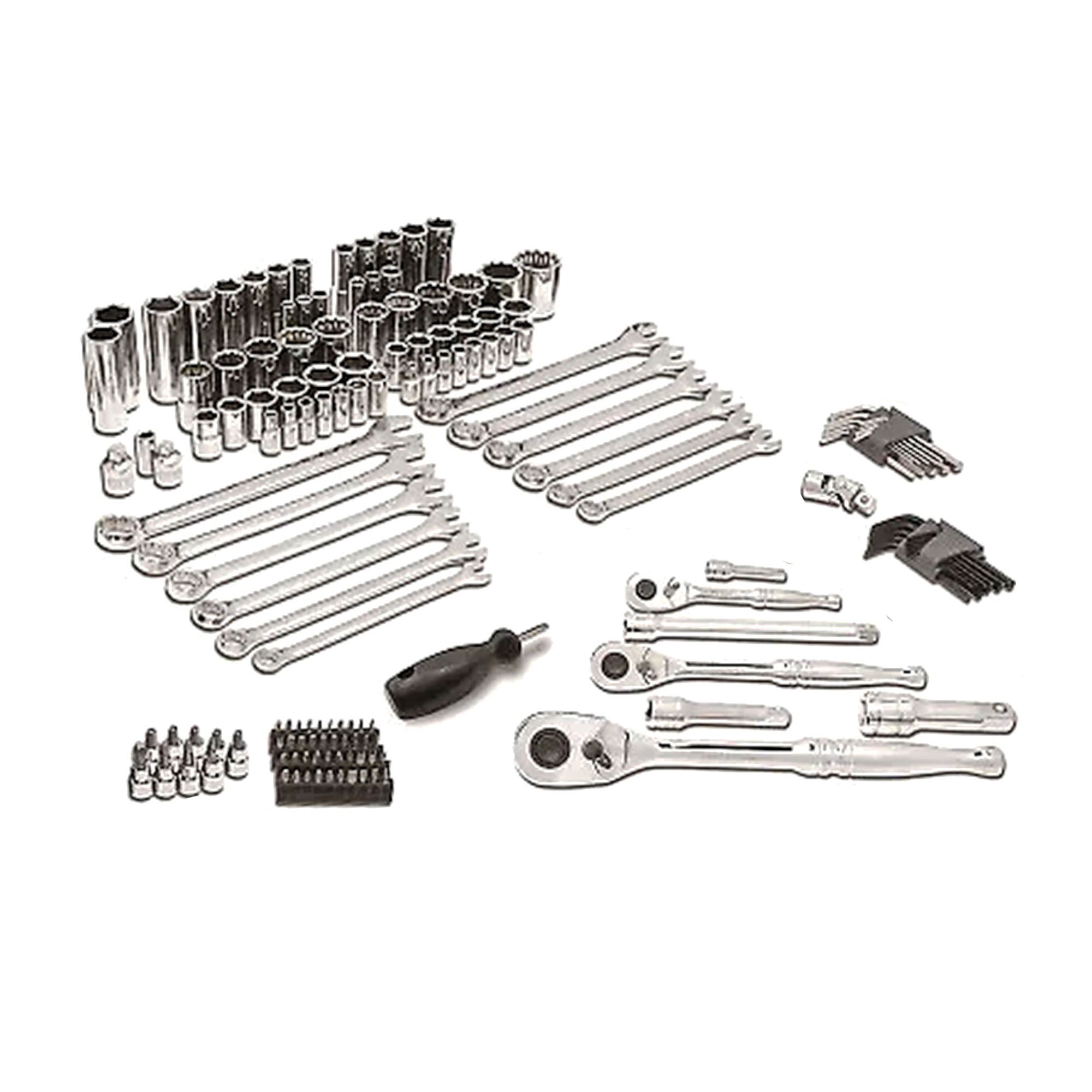 Master Mechanic 152 Piece Mechanics SAE and Metric Assorted Socket Tool Kit - VMInnovations