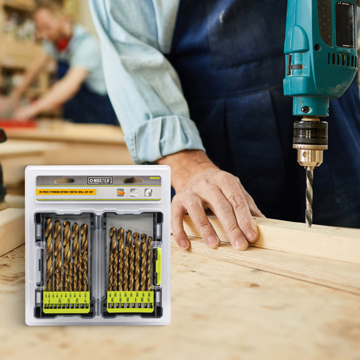 Master Mechanic 29 Piece Quick Change Titanium Coated Bit Set for Home Tools - VMInnovations