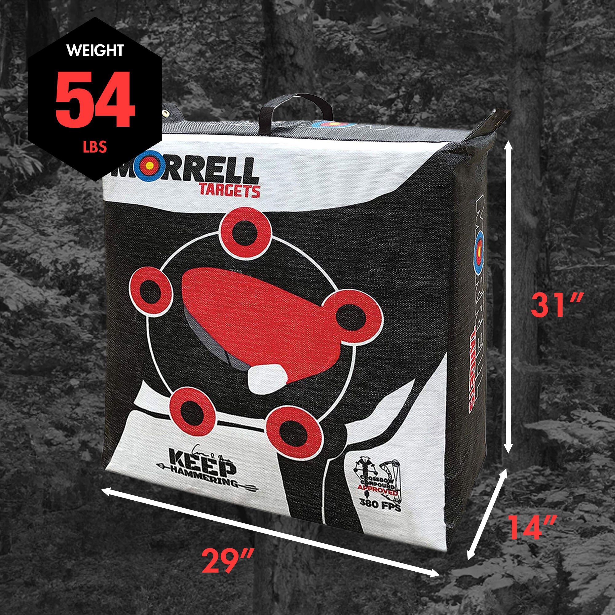 Morrell Outdoor Keep Hammering 54Lb Adult Field Point Archery Bag Target (Used) - VMInnovations
