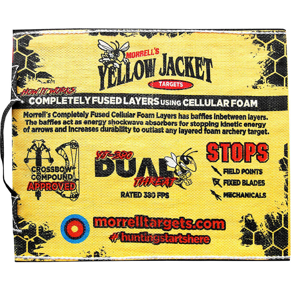 Morrell Yellow Jacket 380 FPS Dual Threat Cube Archery Target w/ Stand (2 Pack)