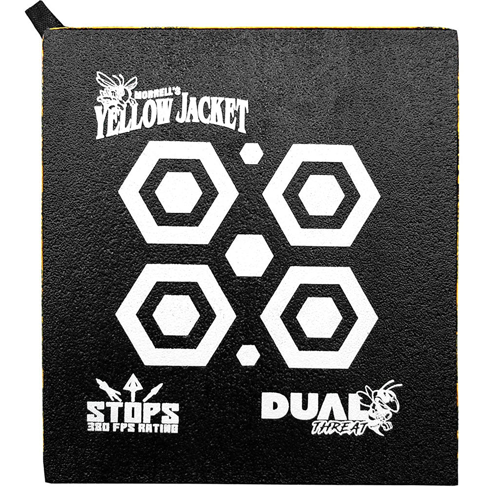 Morrell Yellow Jacket 380 FPS Dual Threat Cube Archery Target w/ Stand (2 Pack)